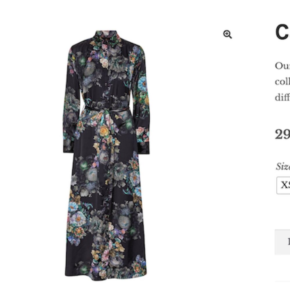 *** NWT *** Karmamia Carla Maxi Dress in Noir Wildflower!